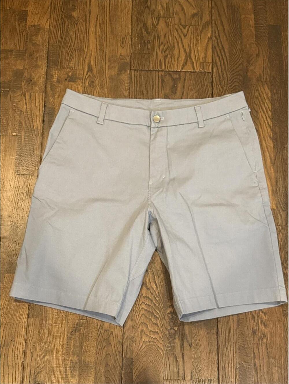 Lululemon ABC Classic‑Fit Shorts – Men’s 34 – Blue – 9" Inseam – Casual/Golf EUC